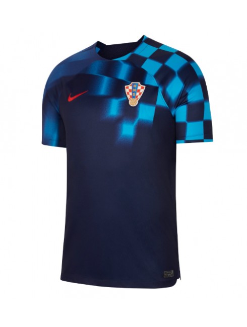 Kroatien Auswärtstrikot WM 2022 Kurzarm